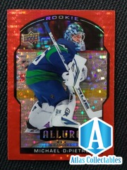2020-21 Upper Deck Allure Hockey Red Rainbow Rookie Michael DiPietro #93